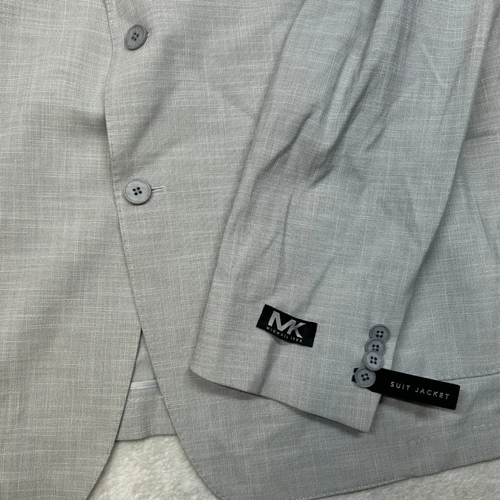 Michael Kors Sport Coat Mens 50L 40 Lt Gray Modern Fit‎ Stretch Classic NEW